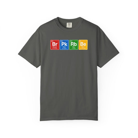 BBQ Periodic Table T-Shirt | Funny Brisket Pork Ribs Beer Graphic Tee