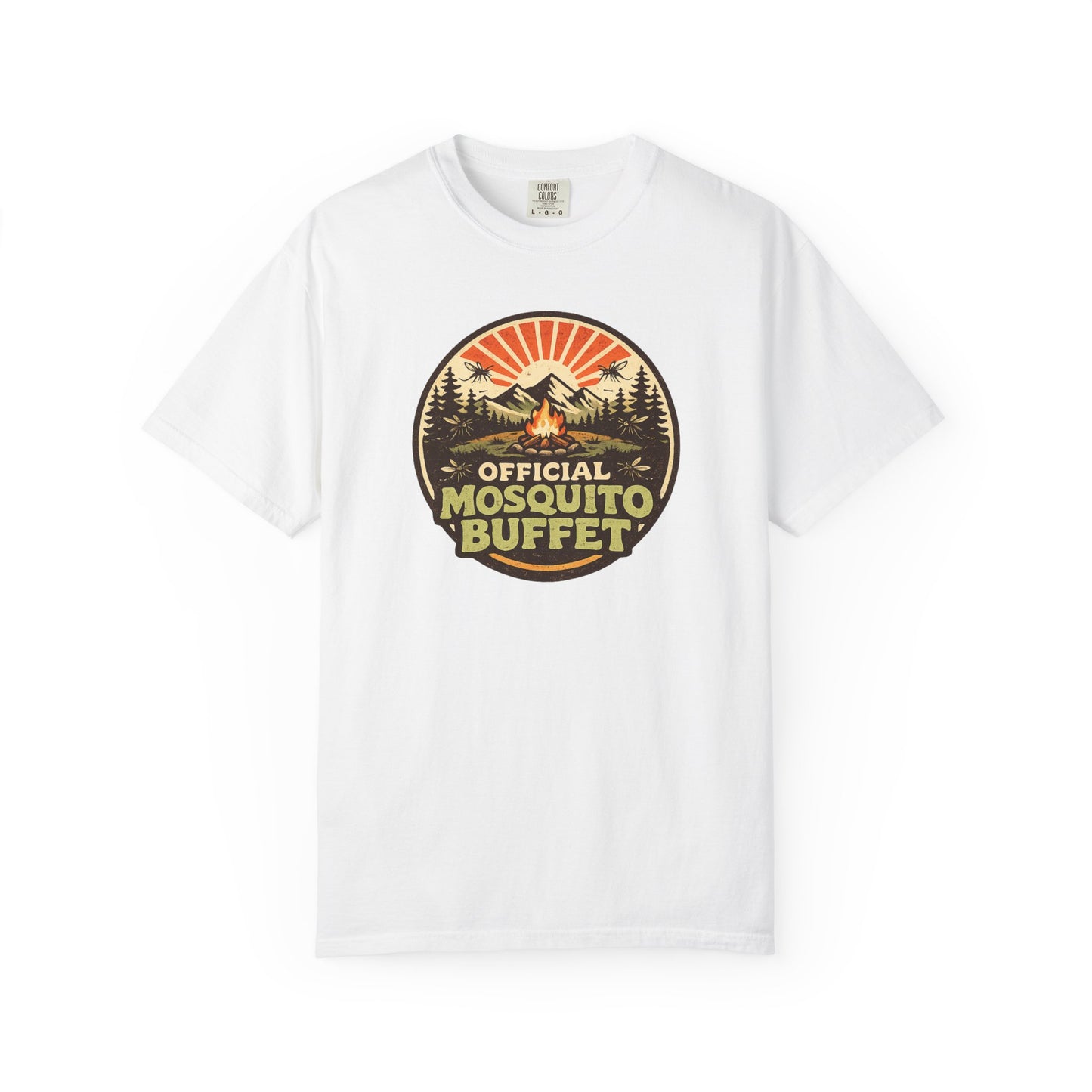 Official Mosquito Buffet T-Shirt | Funny Vintage Camping Graphic Tee