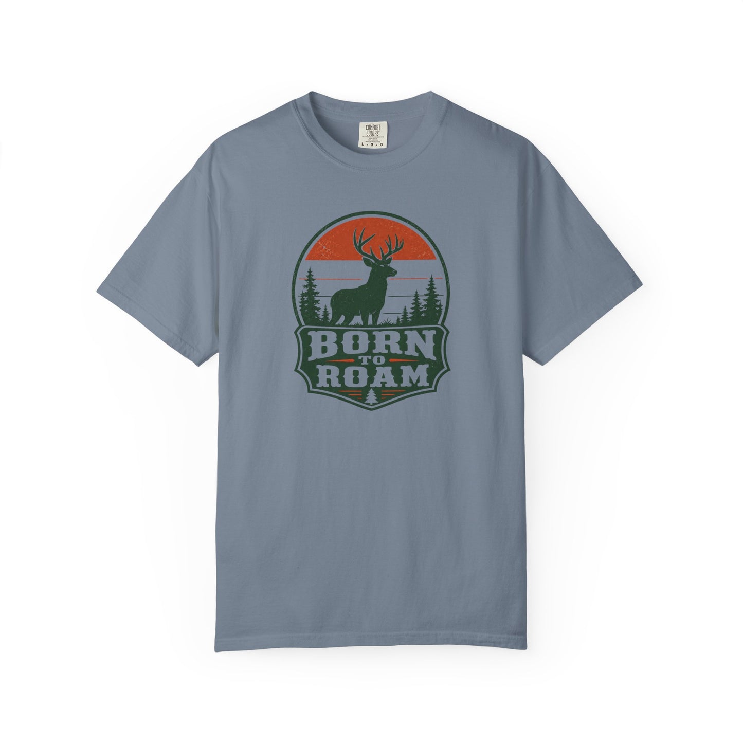 Born to Roam Shirt – Vintage Deer Outdoor Graphic Tee