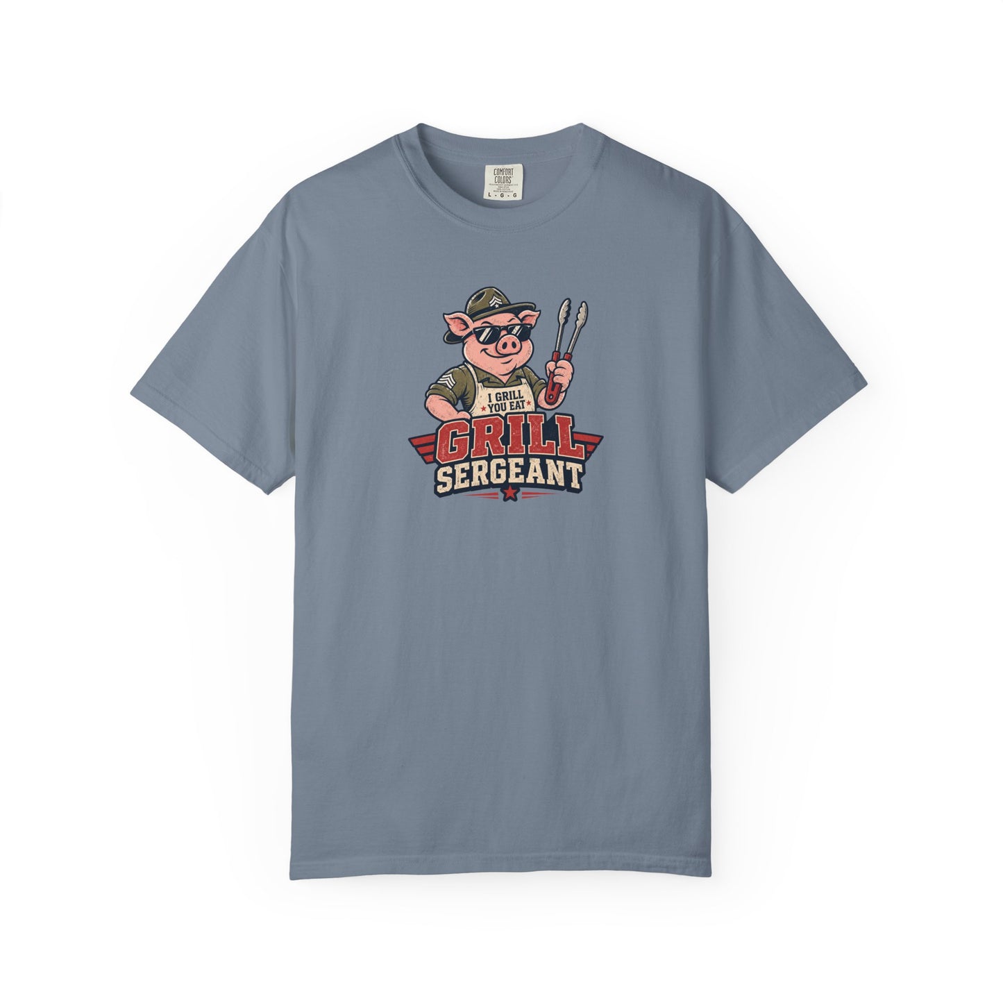 Grill Sergeant Shirt – Funny BBQ Pig Grilling T-Shirt
