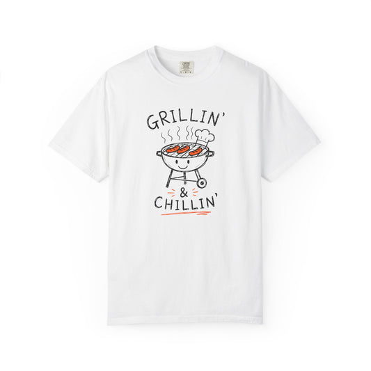 Grillin' and Chillin' T-Shirt product mockup