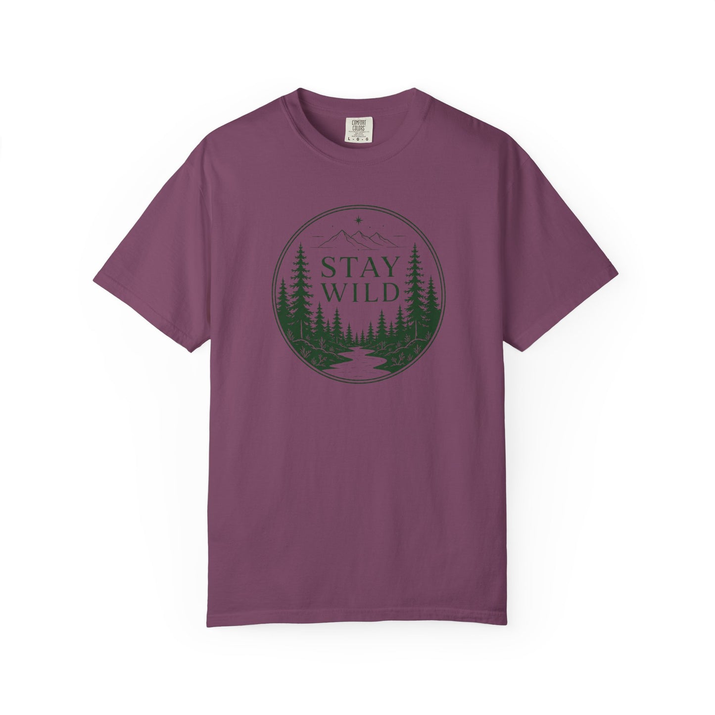 Stay Wild Shirt – Vintage Mountain and Forest Outdoor T-Shirt