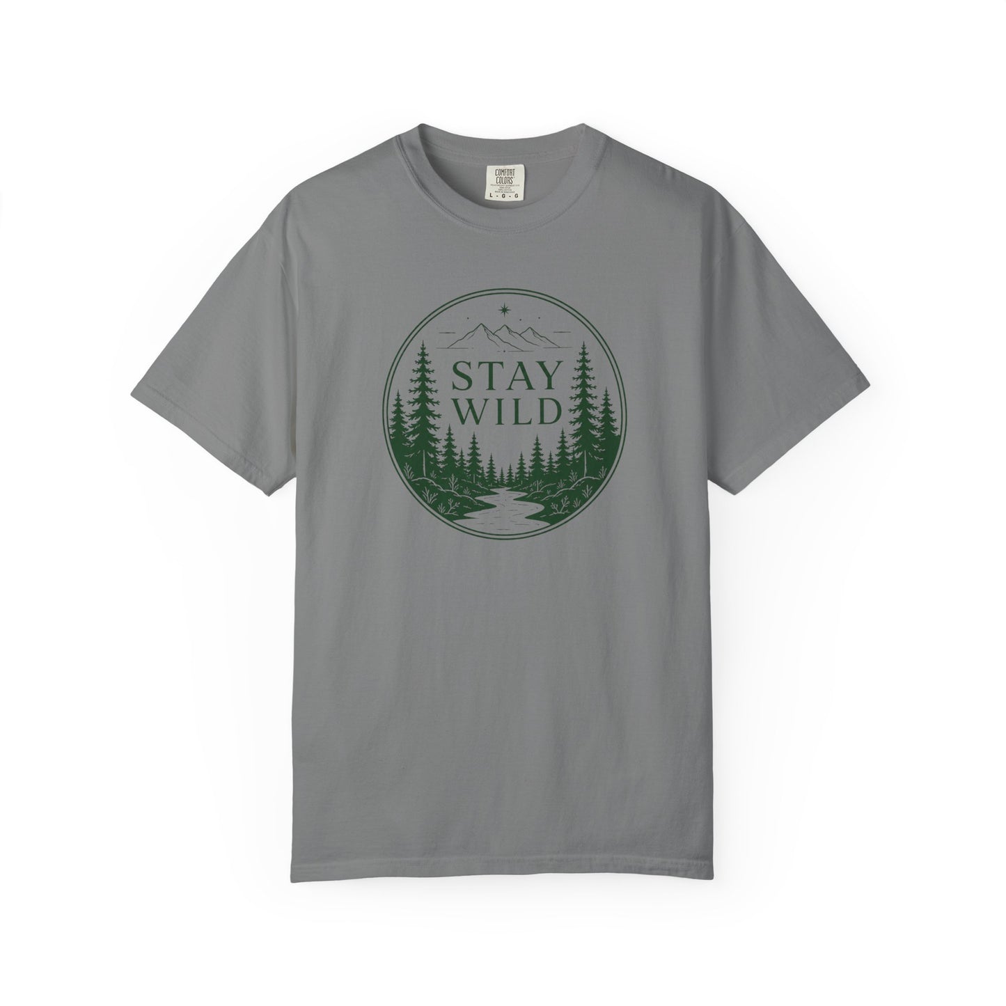 Stay Wild Shirt – Vintage Mountain and Forest Outdoor T-Shirt