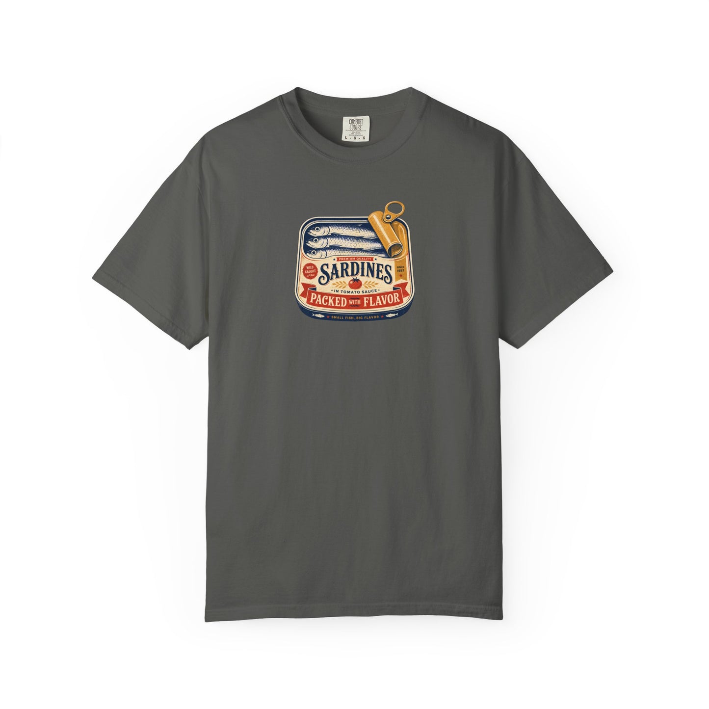 Vintage Sardines Shirt – Retro Tinned Fish Graphic Tee