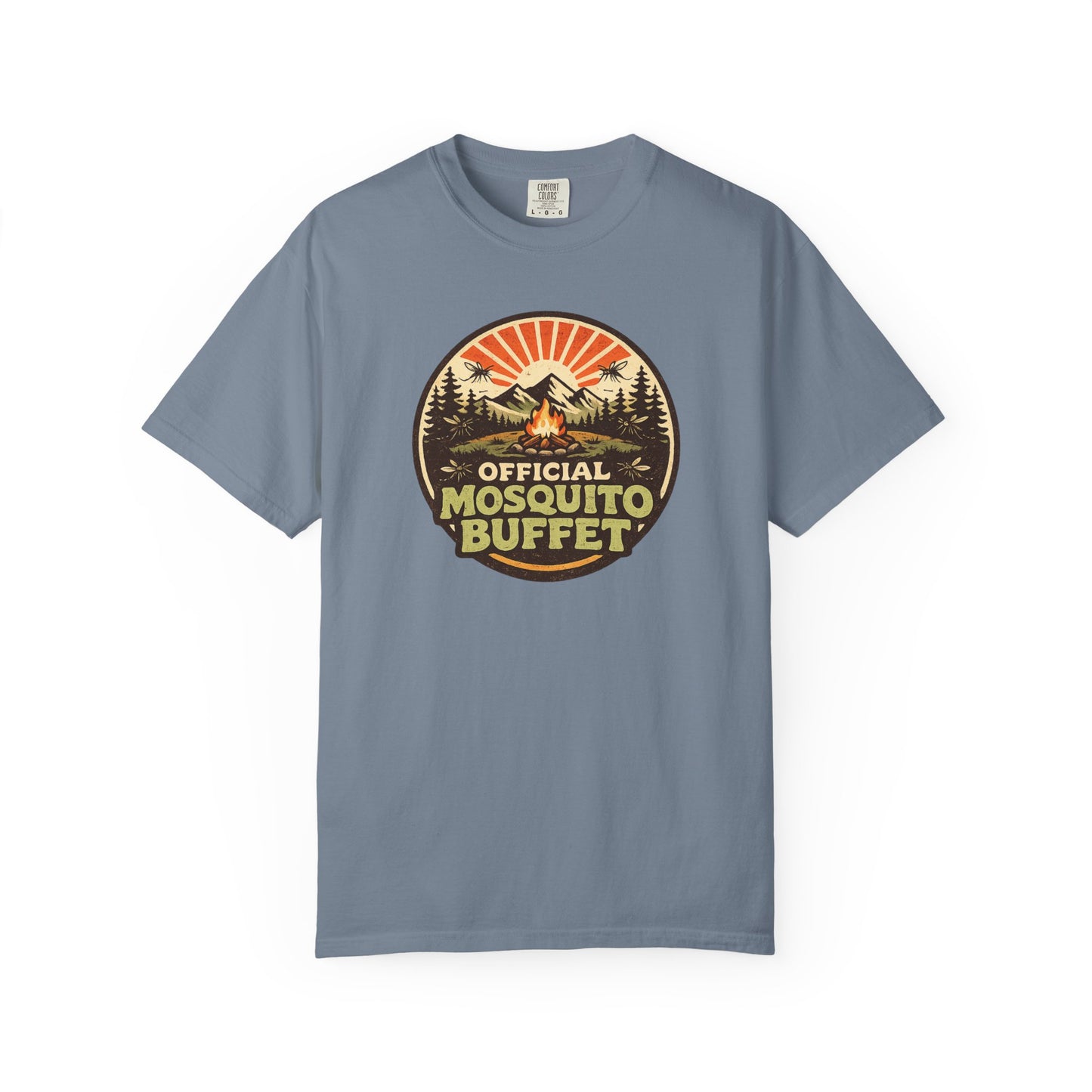 Official Mosquito Buffet T-Shirt | Funny Vintage Camping Graphic Tee