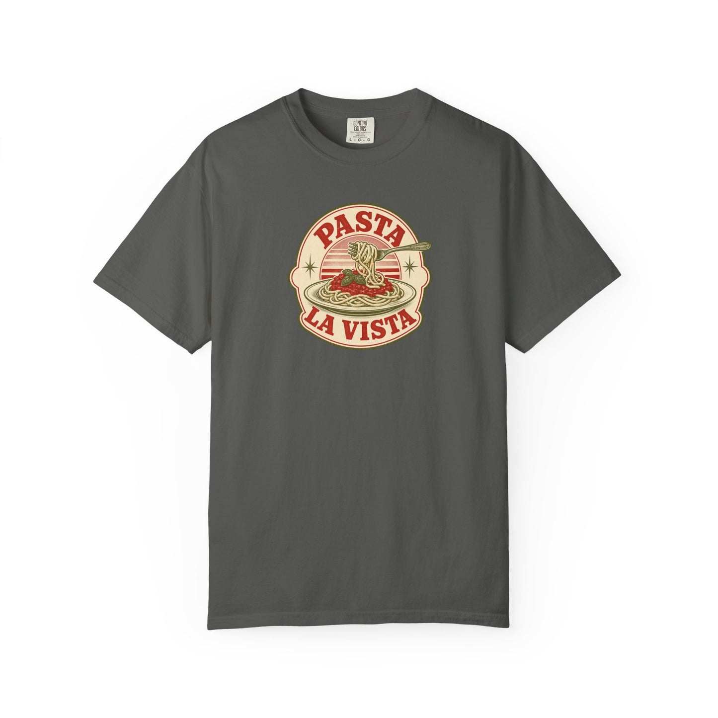 Pasta La Vista T-Shirt | Funny Vintage Italian Food Graphic Tee