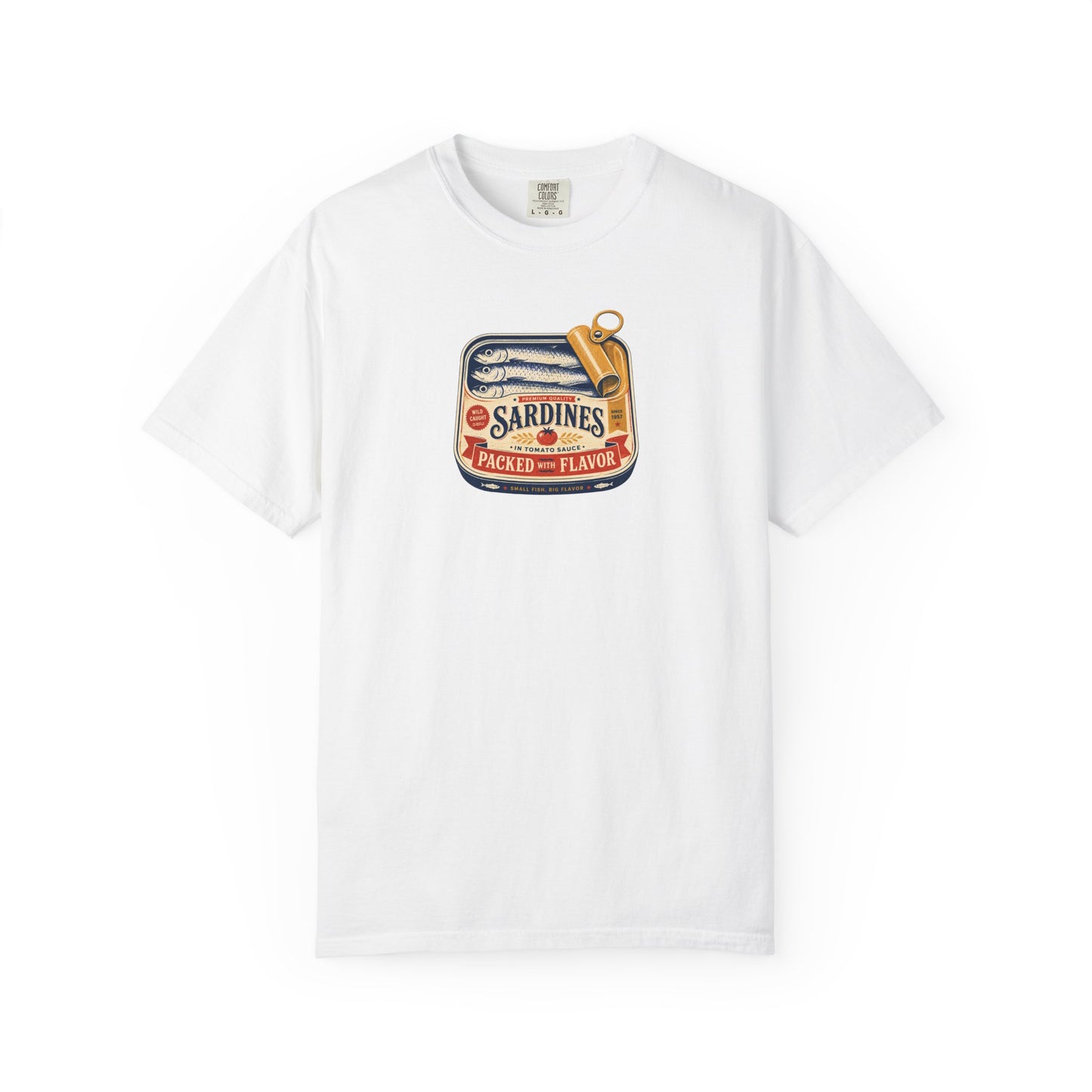 Vintage Sardines Shirt – Retro Tinned Fish Graphic Tee
