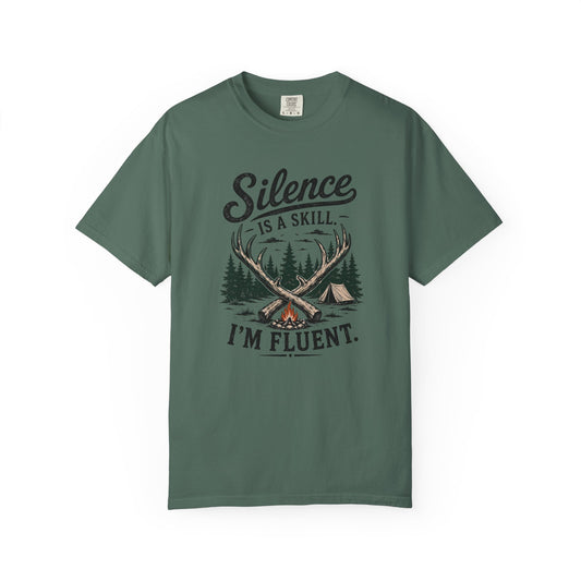 Silence Is a Skill T-Shirt product mockup