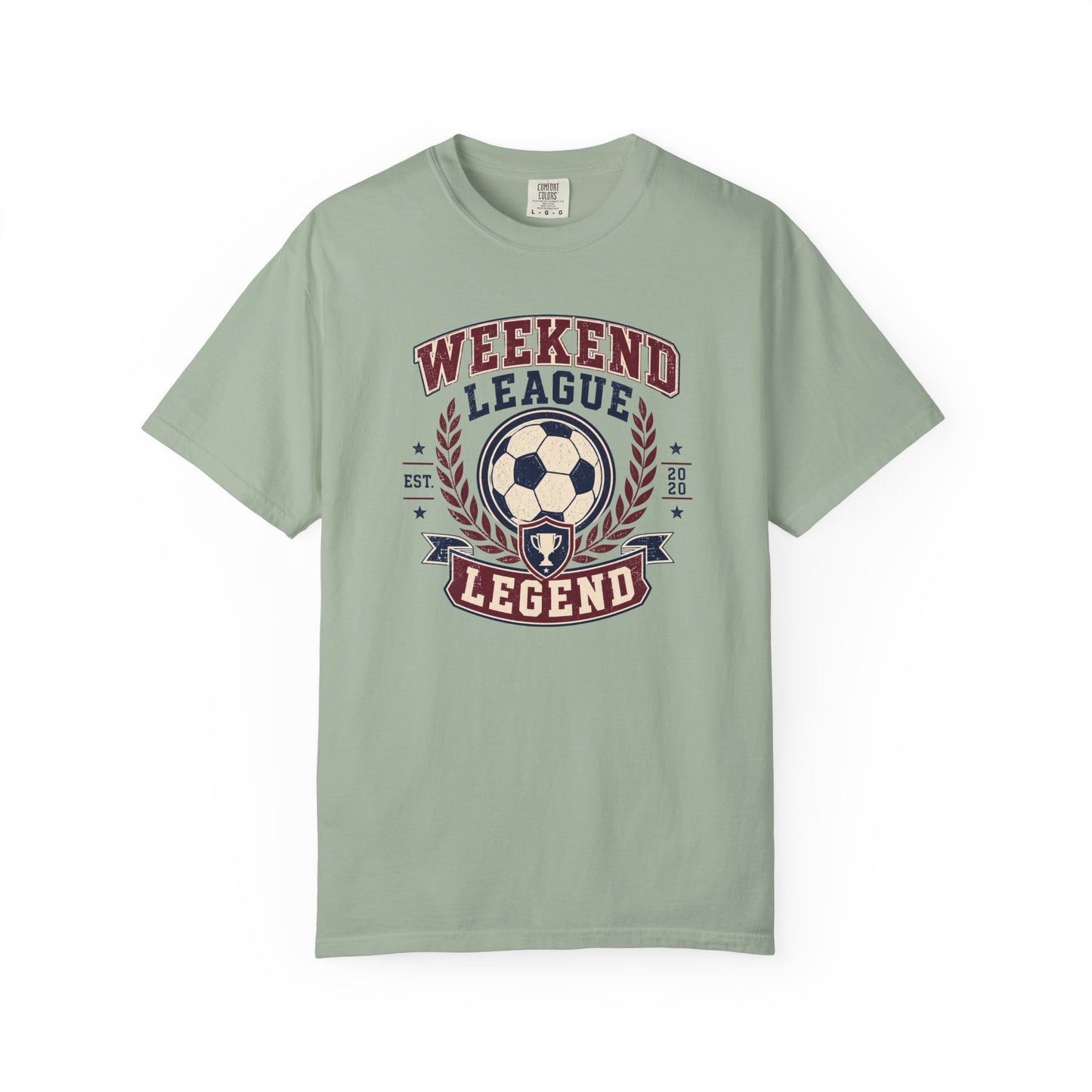Weekend League Legend Soccer T-Shirt | Vintage Collegiate Soccer Graphic Tee