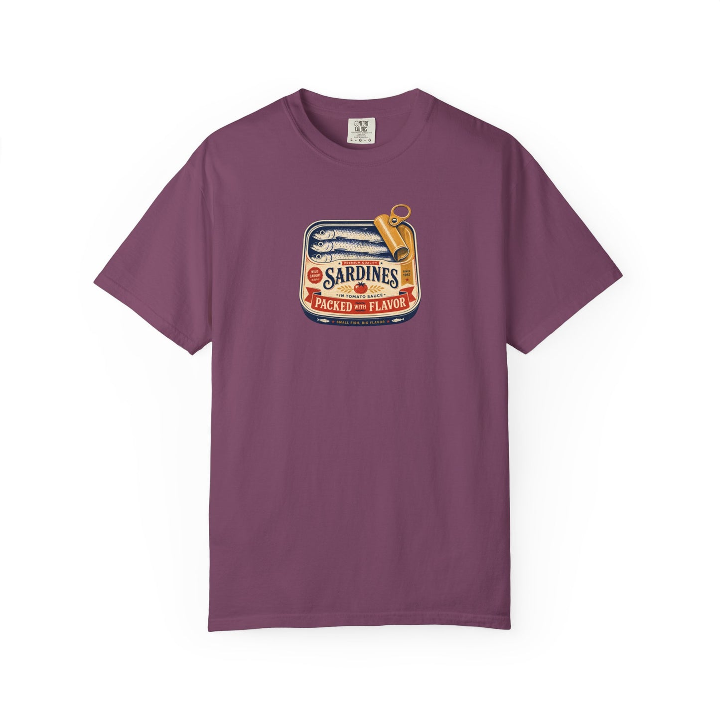 Vintage Sardines Shirt – Retro Tinned Fish Graphic Tee