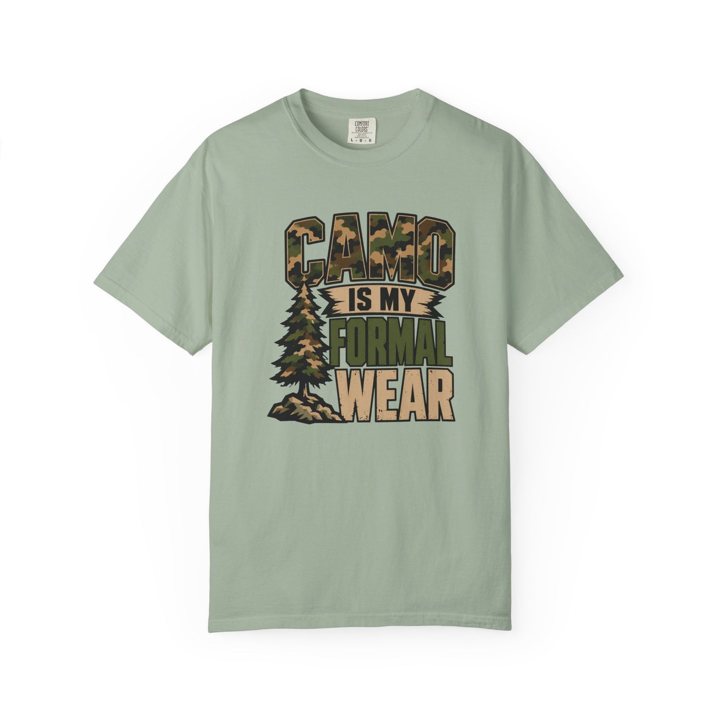 Camo Is My Formal Wear T-Shirt | Funny Hunting Camo Graphic Tee