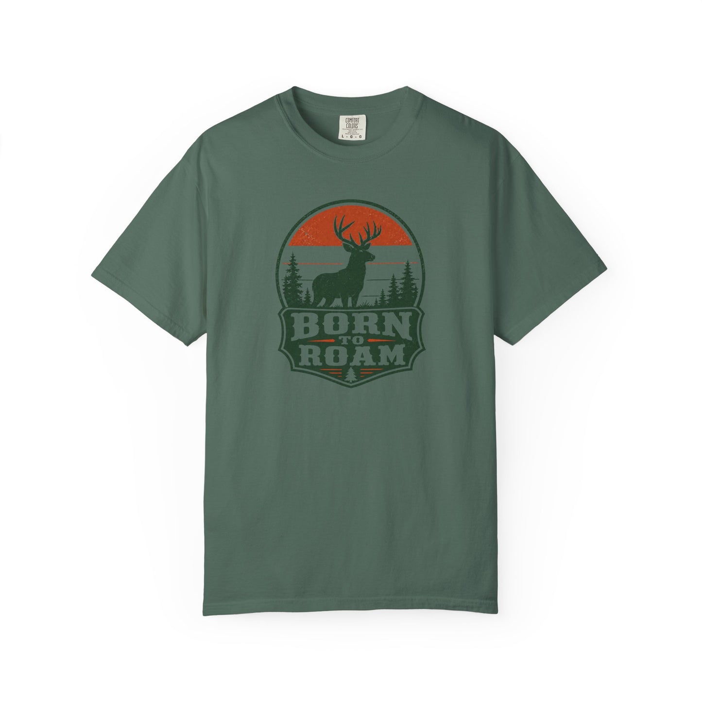 Born to Roam Shirt – Vintage Deer Outdoor Graphic Tee