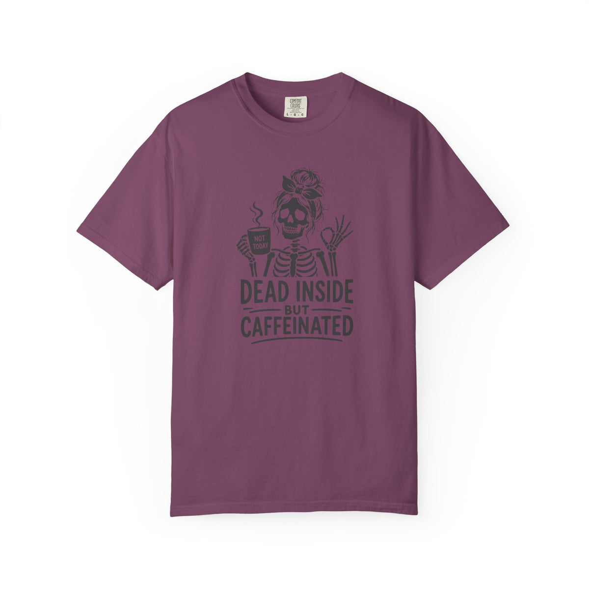 Dead Inside But Caffeinated T-Shirt product mockup