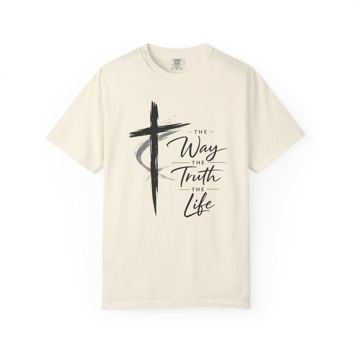 The Way The Truth The Life Christian Shirt – John 14:6 Cross Tee