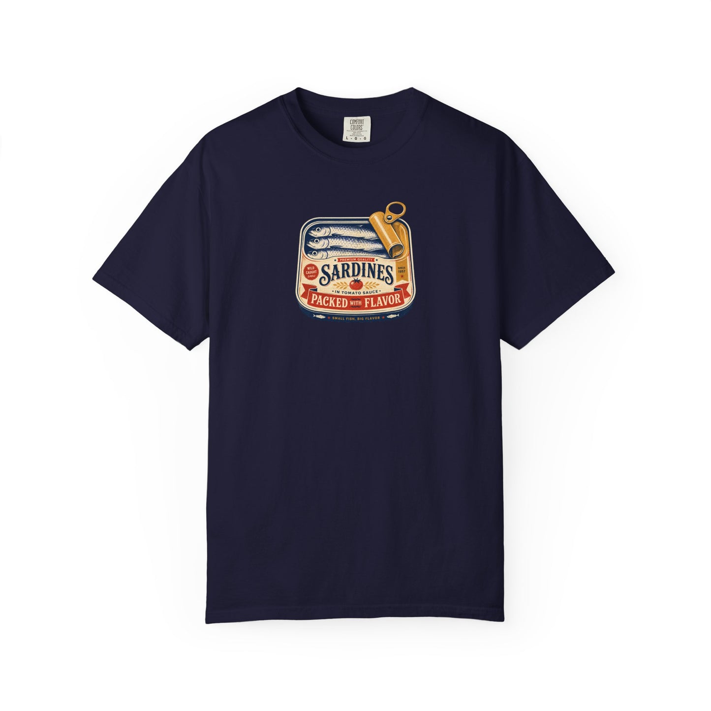 Vintage Sardines Shirt – Retro Tinned Fish Graphic Tee