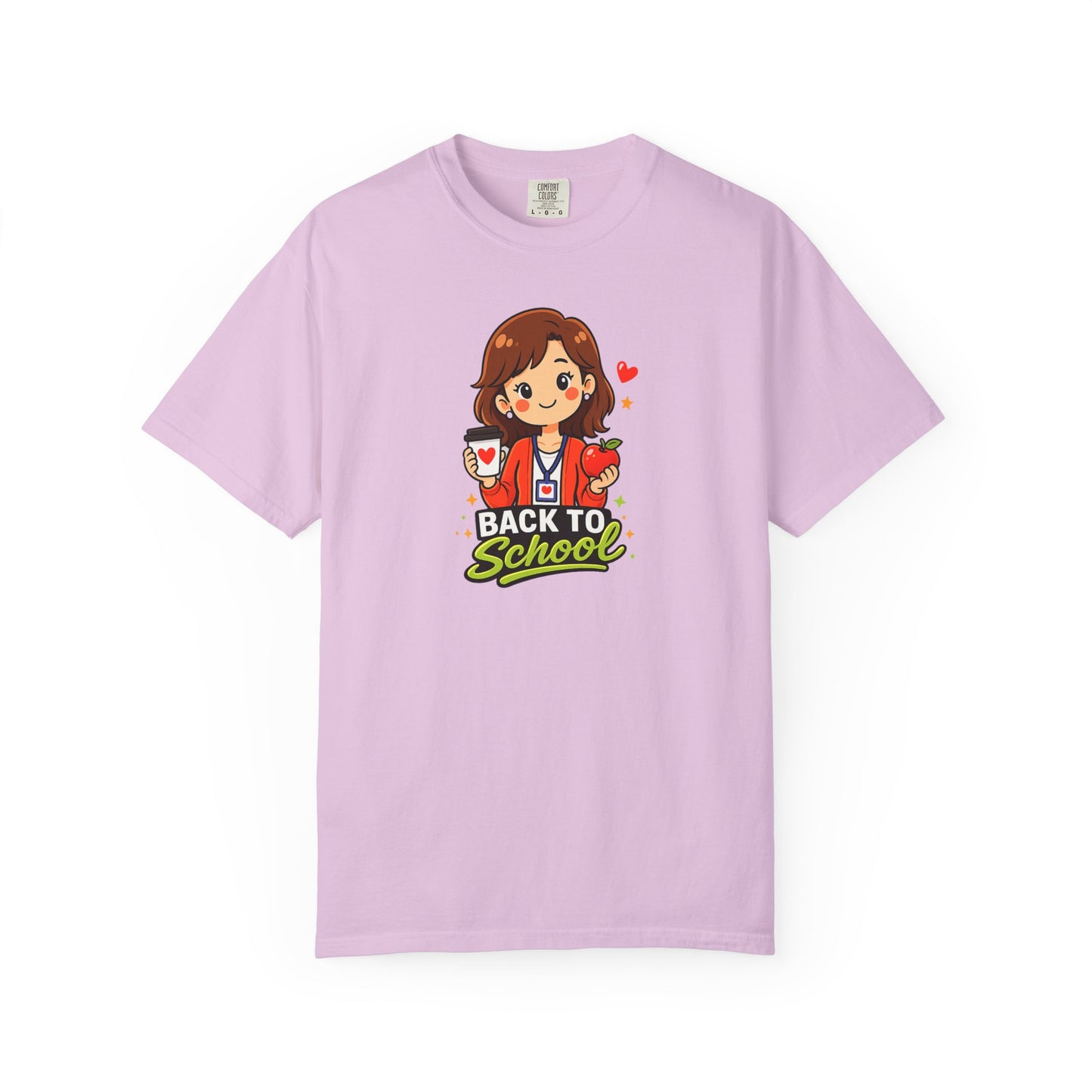 Cute Back to School Teacher Shirt – Coffee and Apple Graphic Tee
