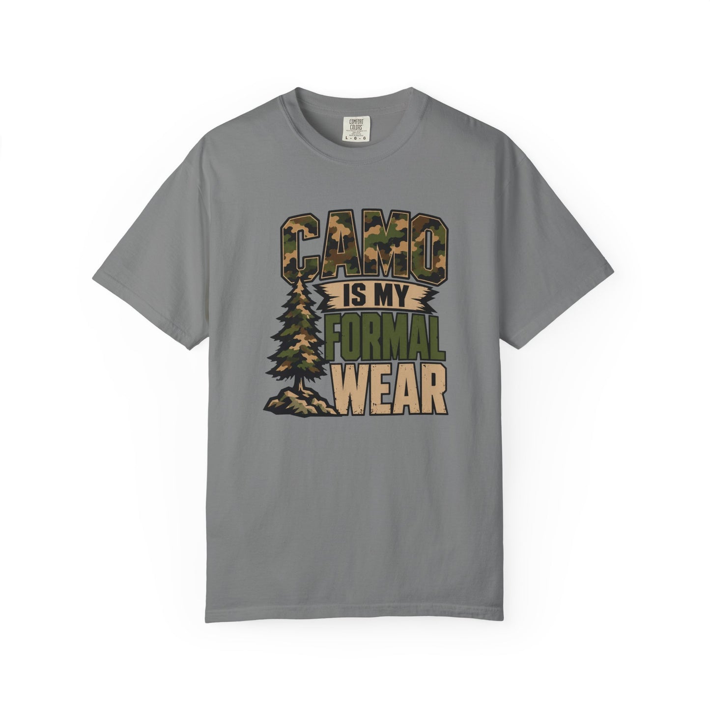 Camo Is My Formal Wear T-Shirt | Funny Hunting Camo Graphic Tee