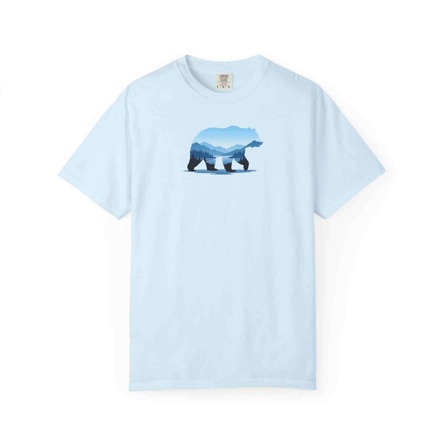 Bear Mountain Double Exposure T-Shirt | Wildlife Nature Graphic Tee