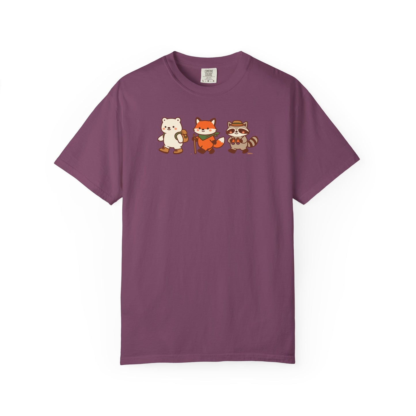 Trail Buddies – Cute Woodland Hiking T-Shirt