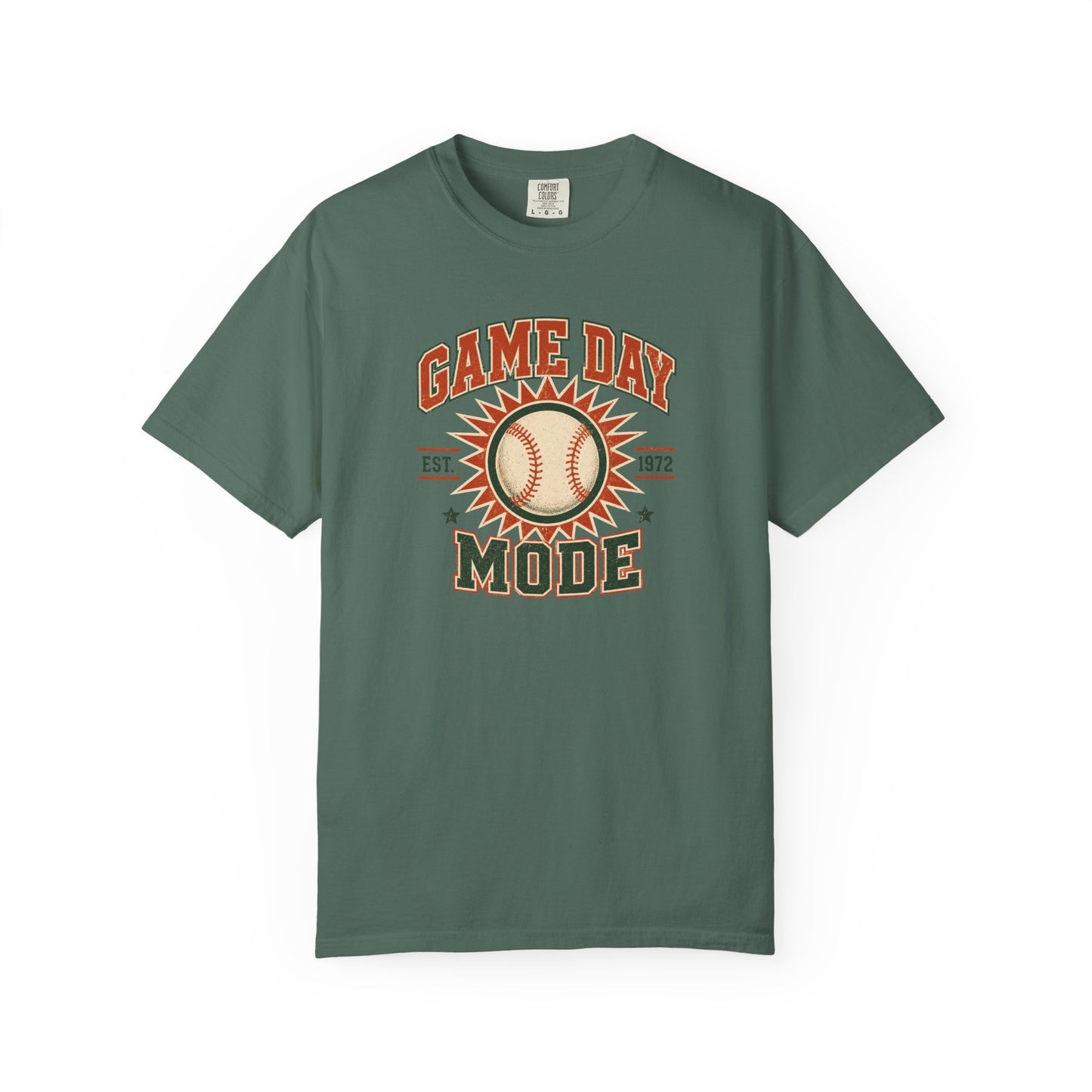 Game Day Mode Baseball T-Shirt | Vintage Retro Sports Graphic Tee