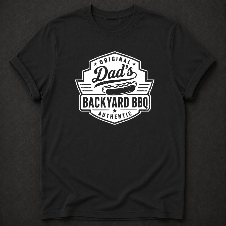 Original Dad's Backyard BBQ Tee