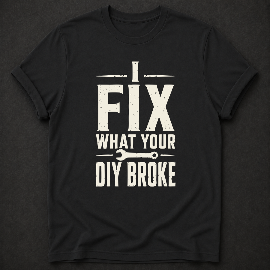 I Fix What Your DIY Broke Tee