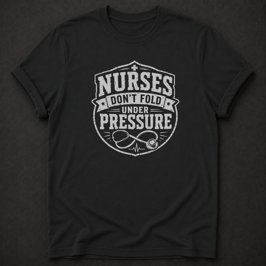 Nurses Don't Fold Under Pressure T-Shirt