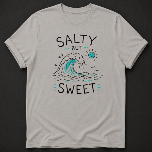 Salty But Sweet T-Shirt - Ocean Wave Beach Graphic Tee
