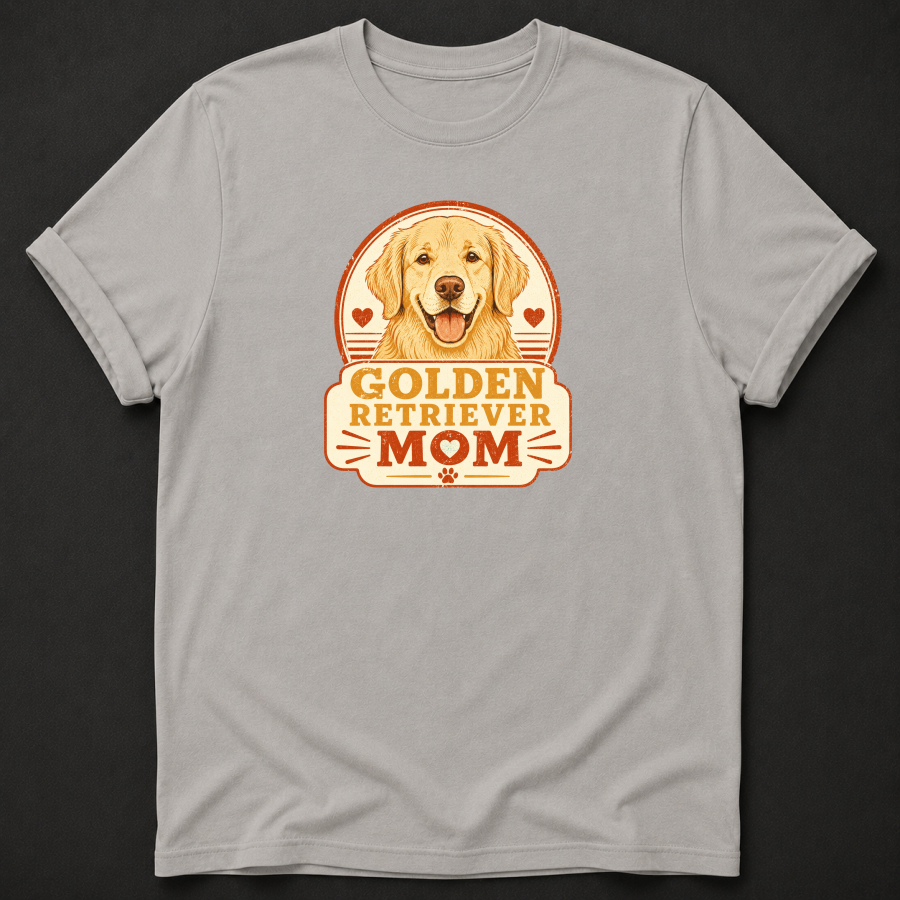 Golden Retriever Mom T-Shirt – Dog Mom Graphic Tee
