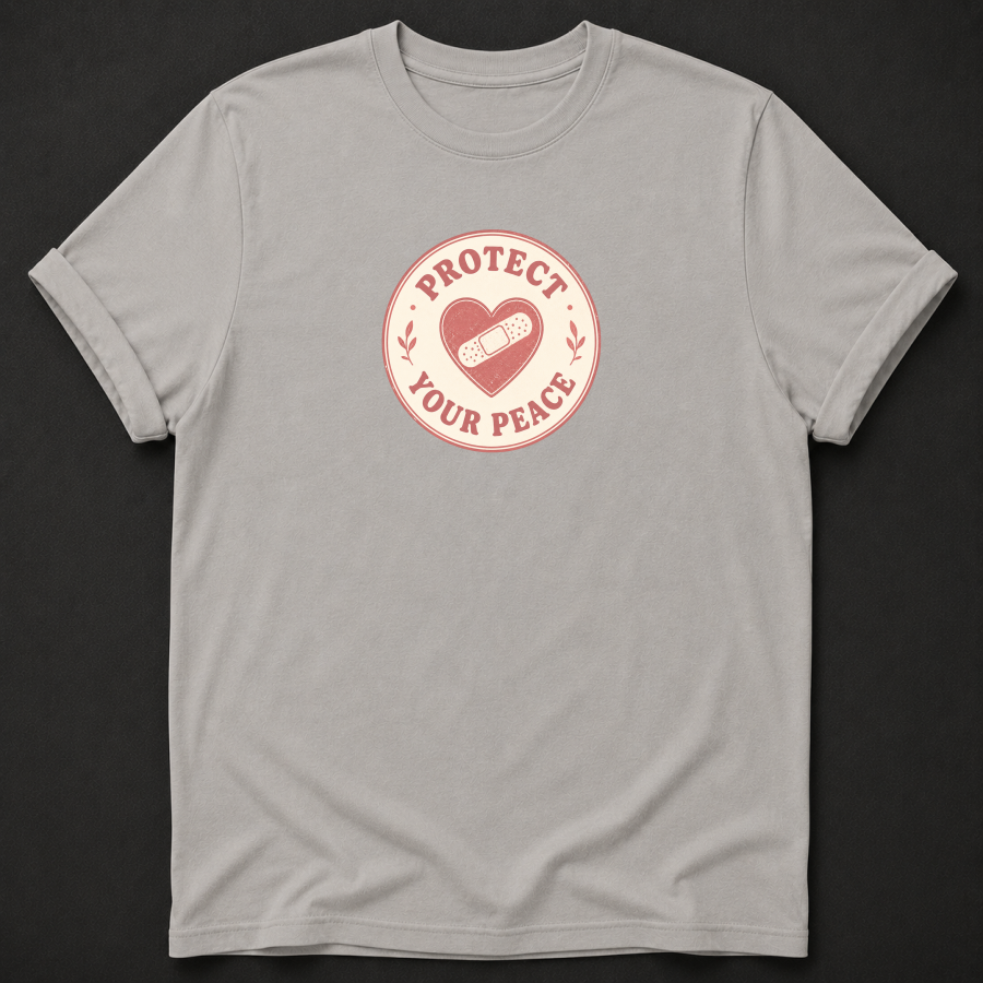 Protect Your Peace T-Shirt – Mental Health Wellness Graphic Tee