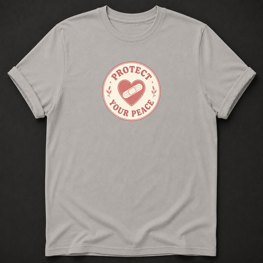 Protect Your Peace T-Shirt – Mental Health Wellness Graphic Tee
