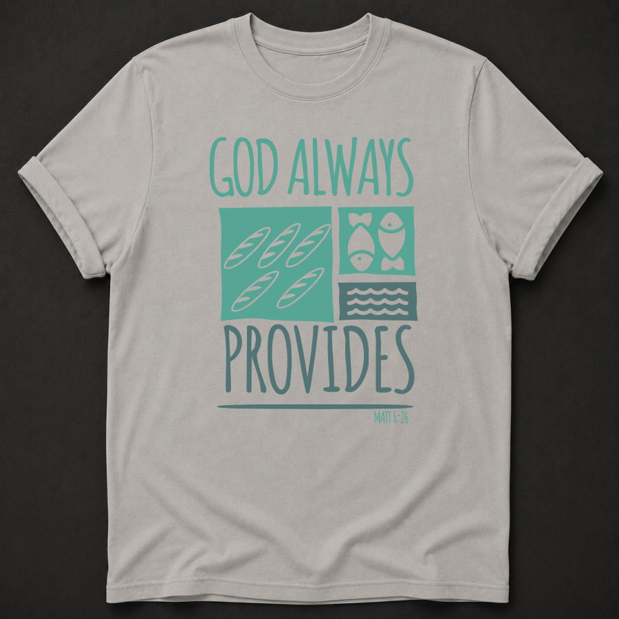 God Always Provides Tee — Matthew 6:26