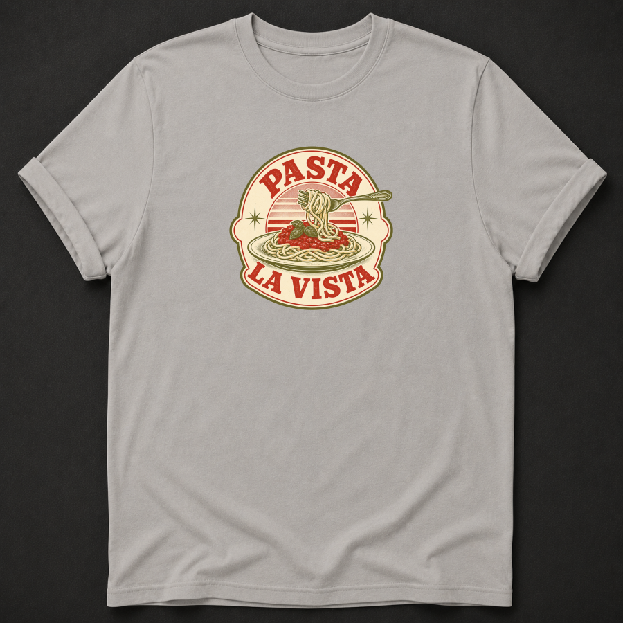 Pasta La Vista T-Shirt – Funny Vintage Spaghetti Foodie Tee