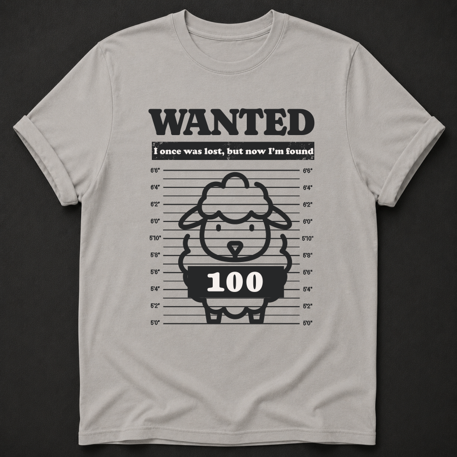 Wanted: The Lost Sheep Tee — Luke 15:4