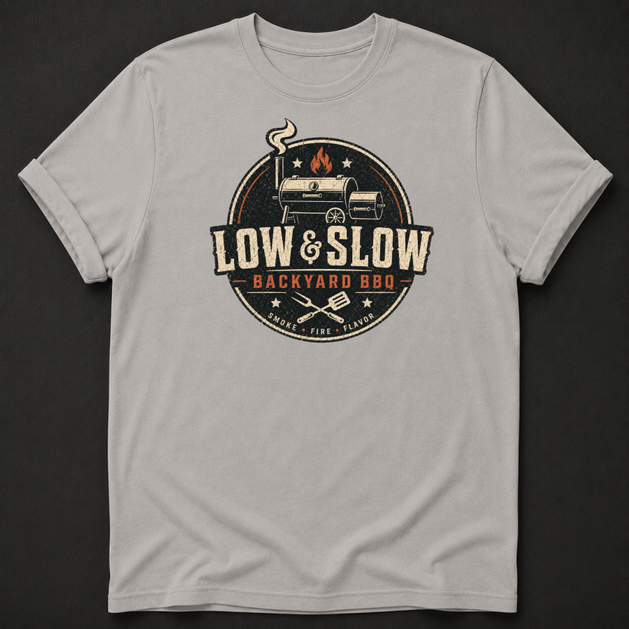 Low & Slow Backyard BBQ Tee