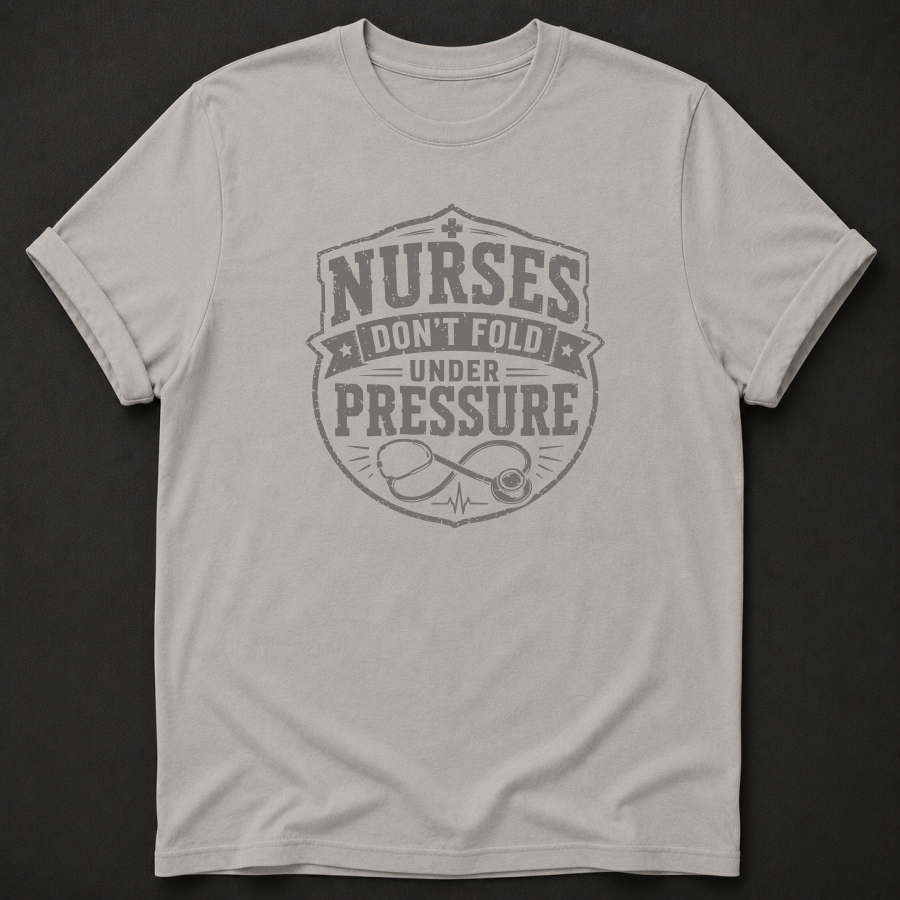Nurses Don't Fold Under Pressure T-Shirt