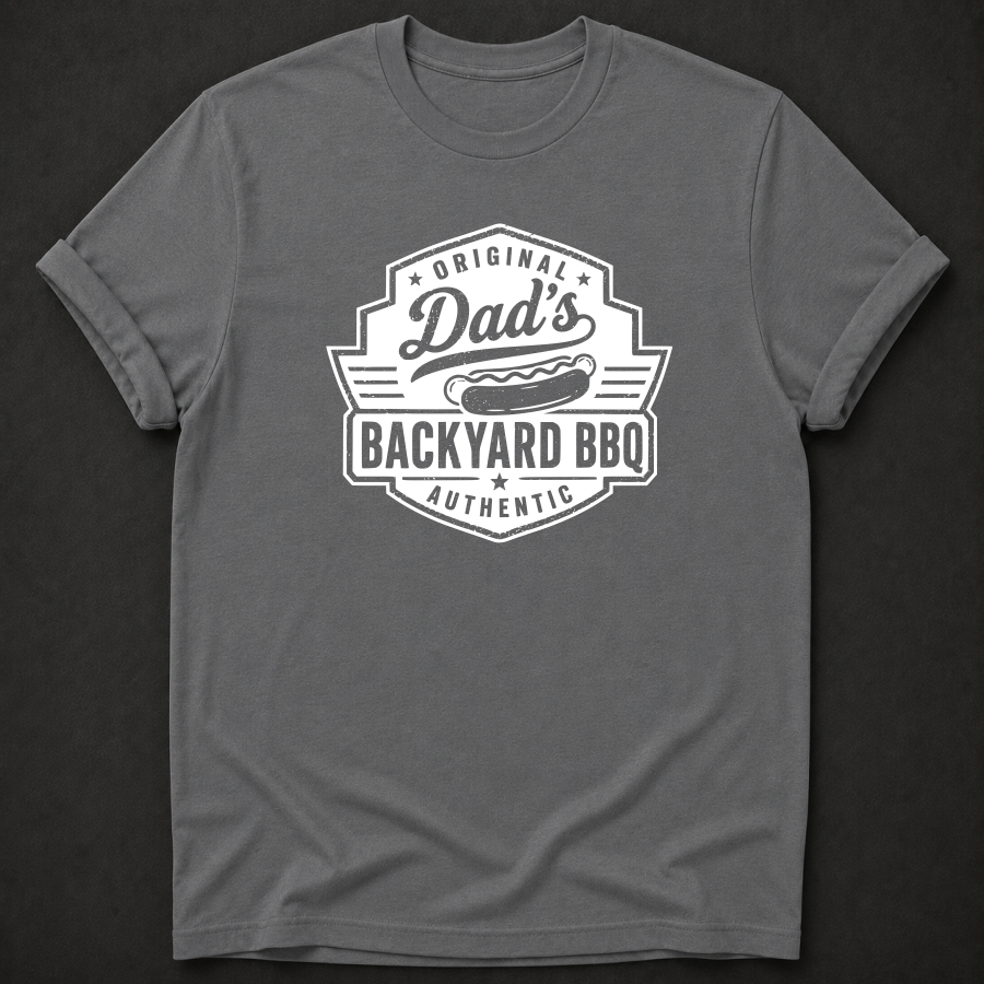 Original Dad's Backyard BBQ Tee