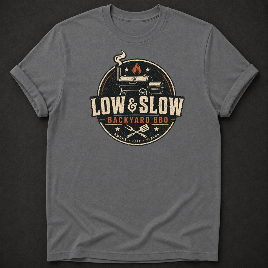 Low & Slow Backyard BBQ Tee