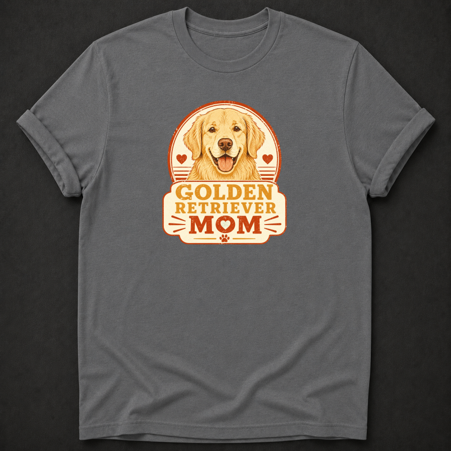 Golden Retriever Mom T-Shirt – Dog Mom Graphic Tee