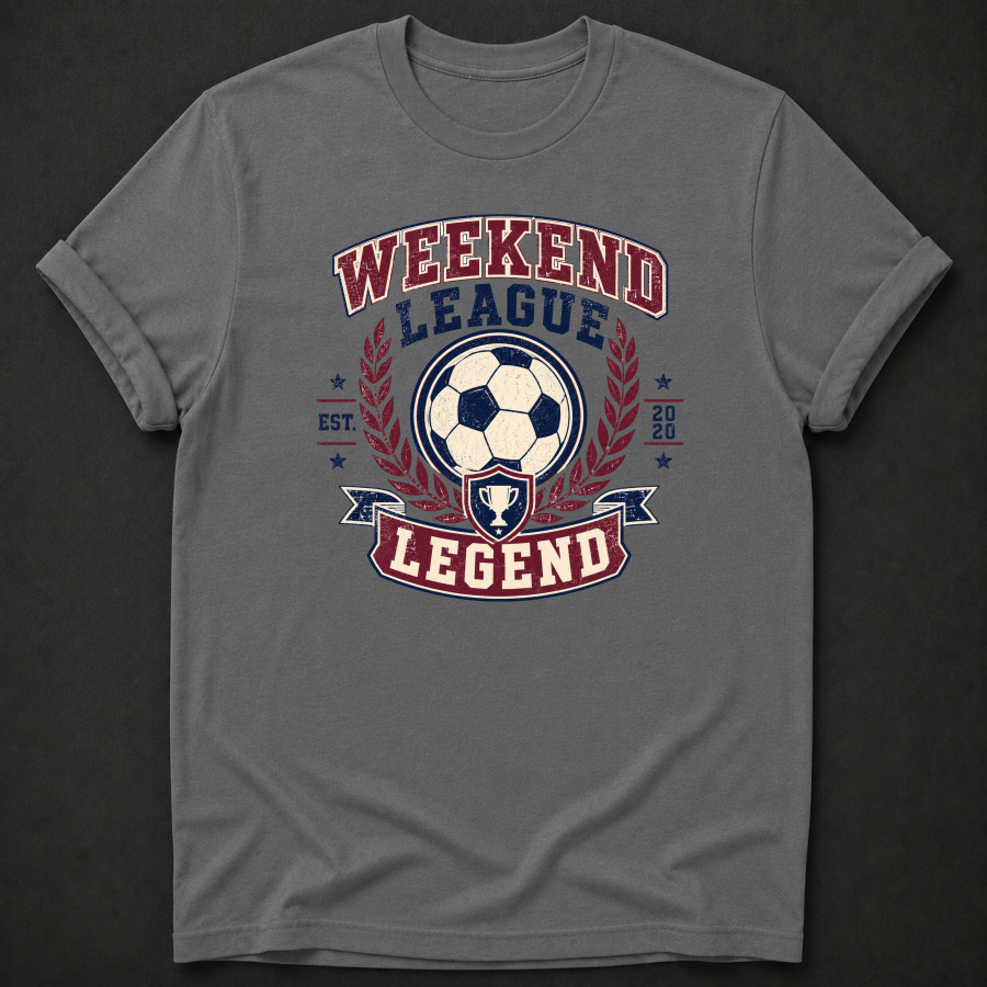 Weekend League Legend T-Shirt – Vintage Soccer Football Tee