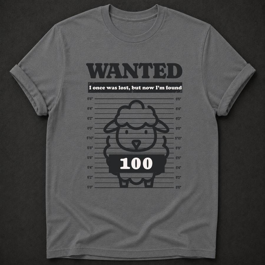 Wanted: The Lost Sheep Tee — Luke 15:4