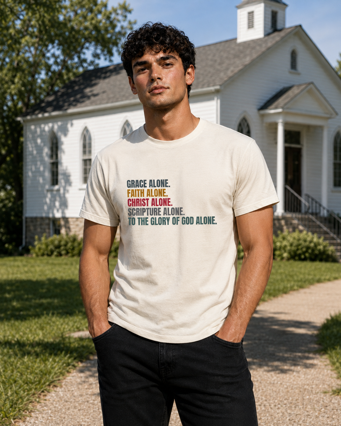 Five Solas Christian T-Shirt