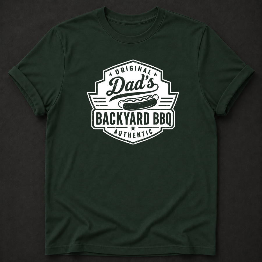 Original Dad's Backyard BBQ Tee