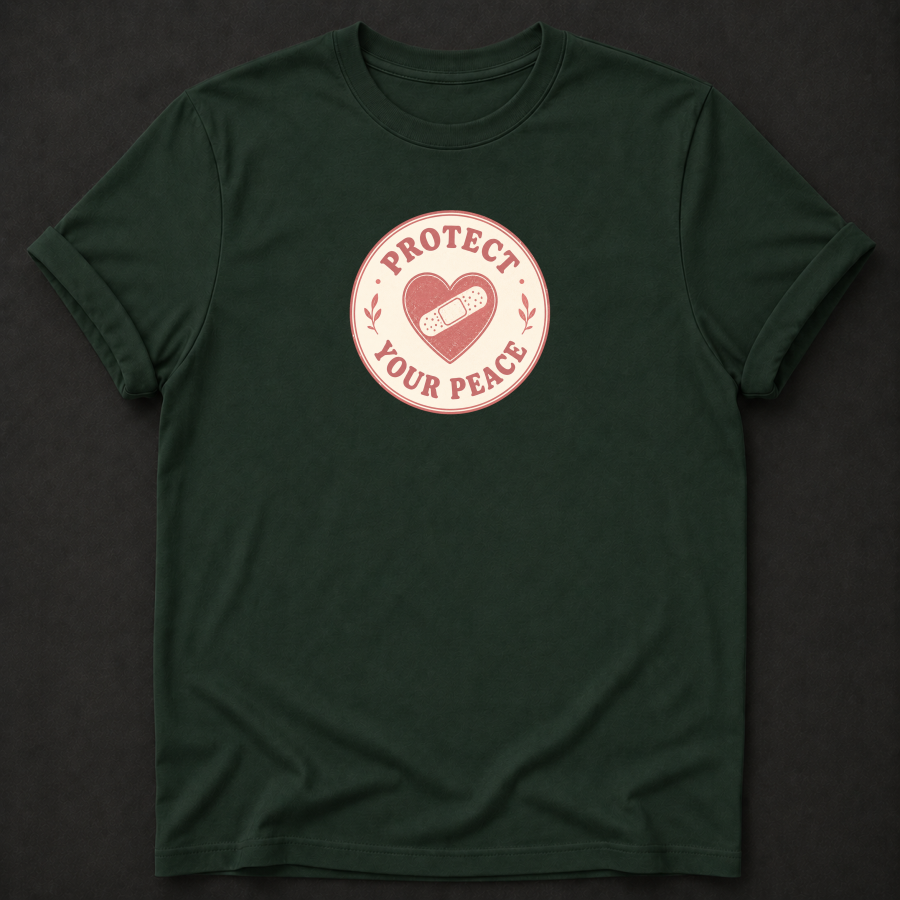 Protect Your Peace T-Shirt – Mental Health Wellness Graphic Tee