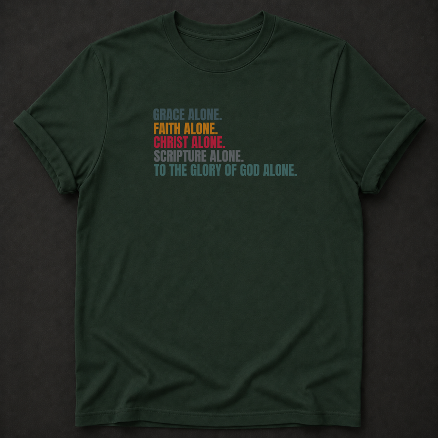 Five Solas Christian T-Shirt