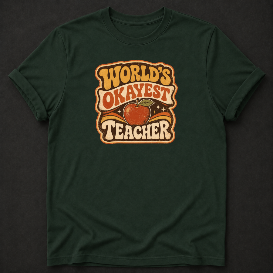 World's Okayest Teacher T-Shirt