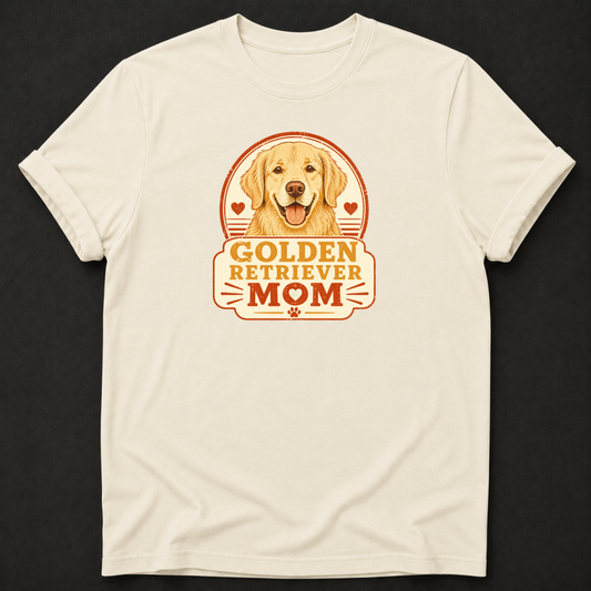 Golden Retriever Mom T-Shirt – Dog Mom Graphic Tee