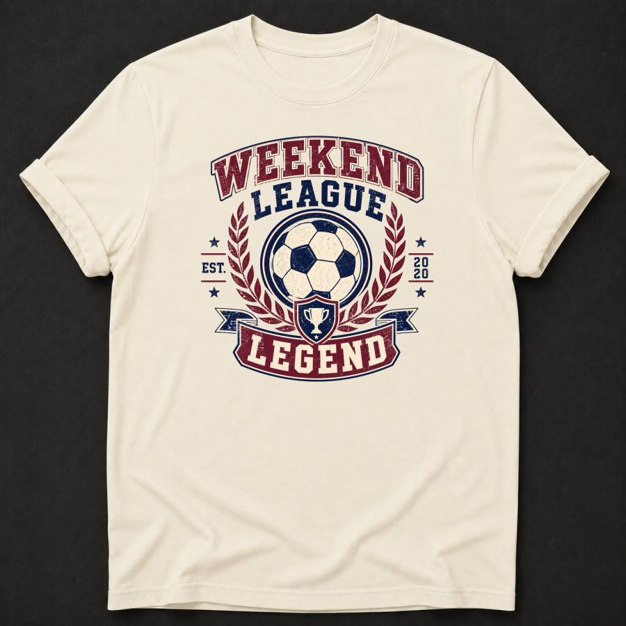 Weekend League Legend T-Shirt – Vintage Soccer Football Tee