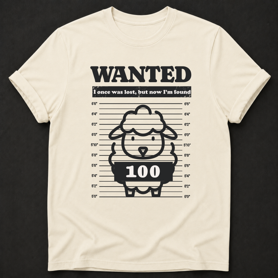 Wanted: The Lost Sheep Tee — Luke 15:4