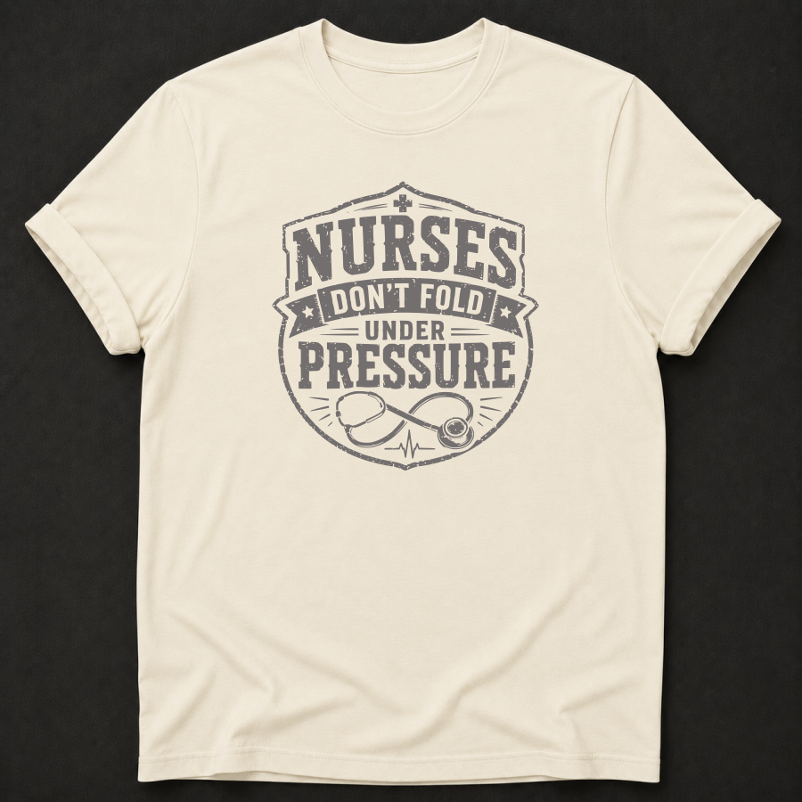 Nurses Don't Fold Under Pressure T-Shirt